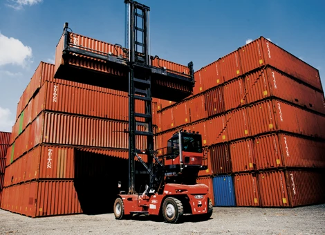 Empty Container Handler For Forklift