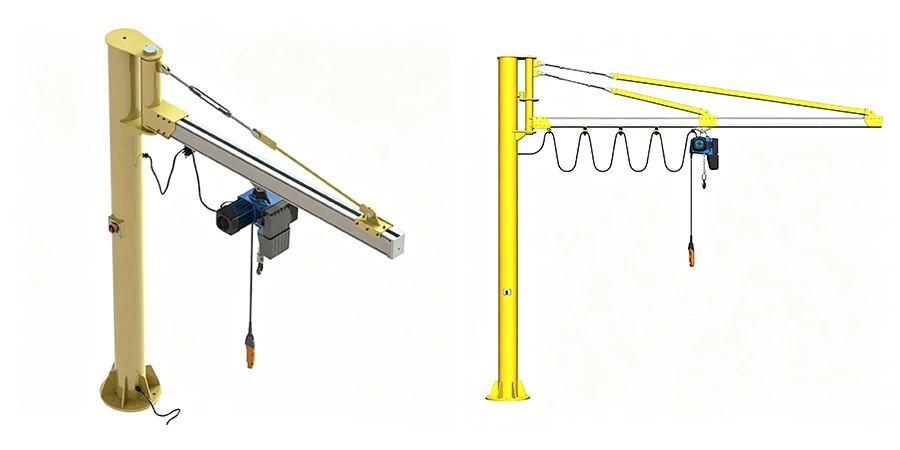 aluminum alloy rail slewing jib crane aluminum alloy rail slewing jib crane